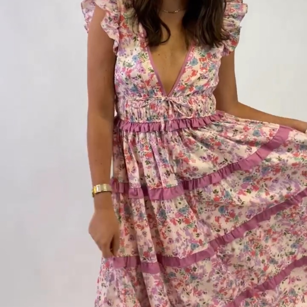 Esther Penn Floral Maxi Dress